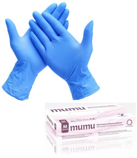 Mumu Mavi Nitril Eldiven
